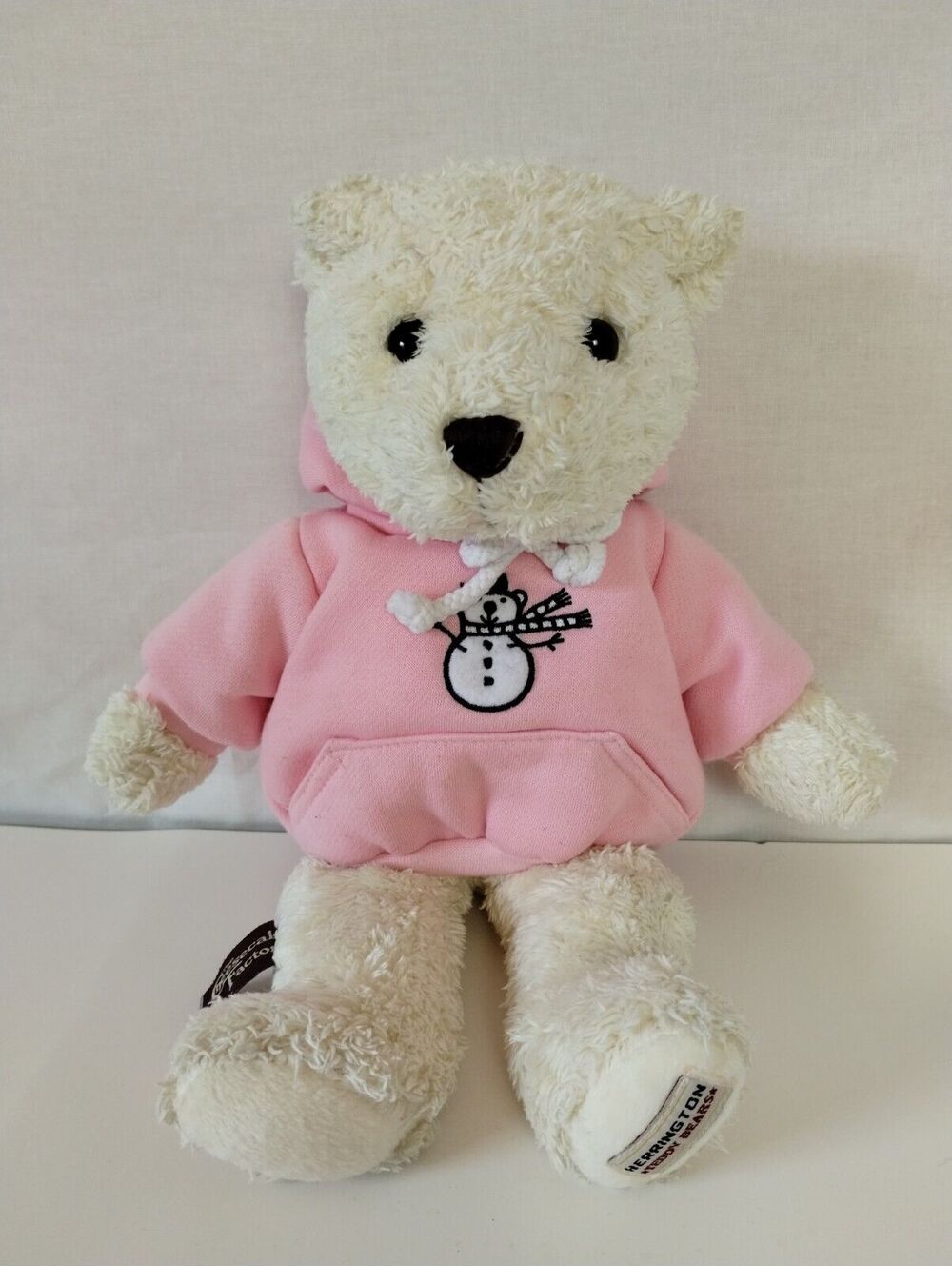 14" Cheesecake Factory IVORY Bear - Plush - Pink Hoodie - Herrington Bears 2007